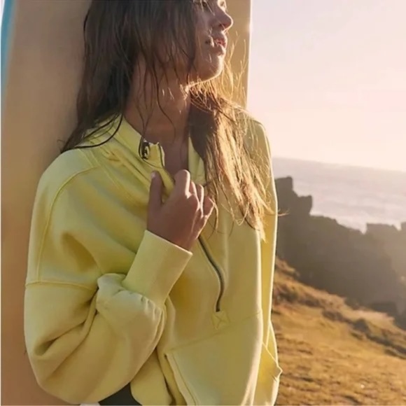 FP Movement by Free People Sunny Yellow Hoodie - Picture 2 of 7